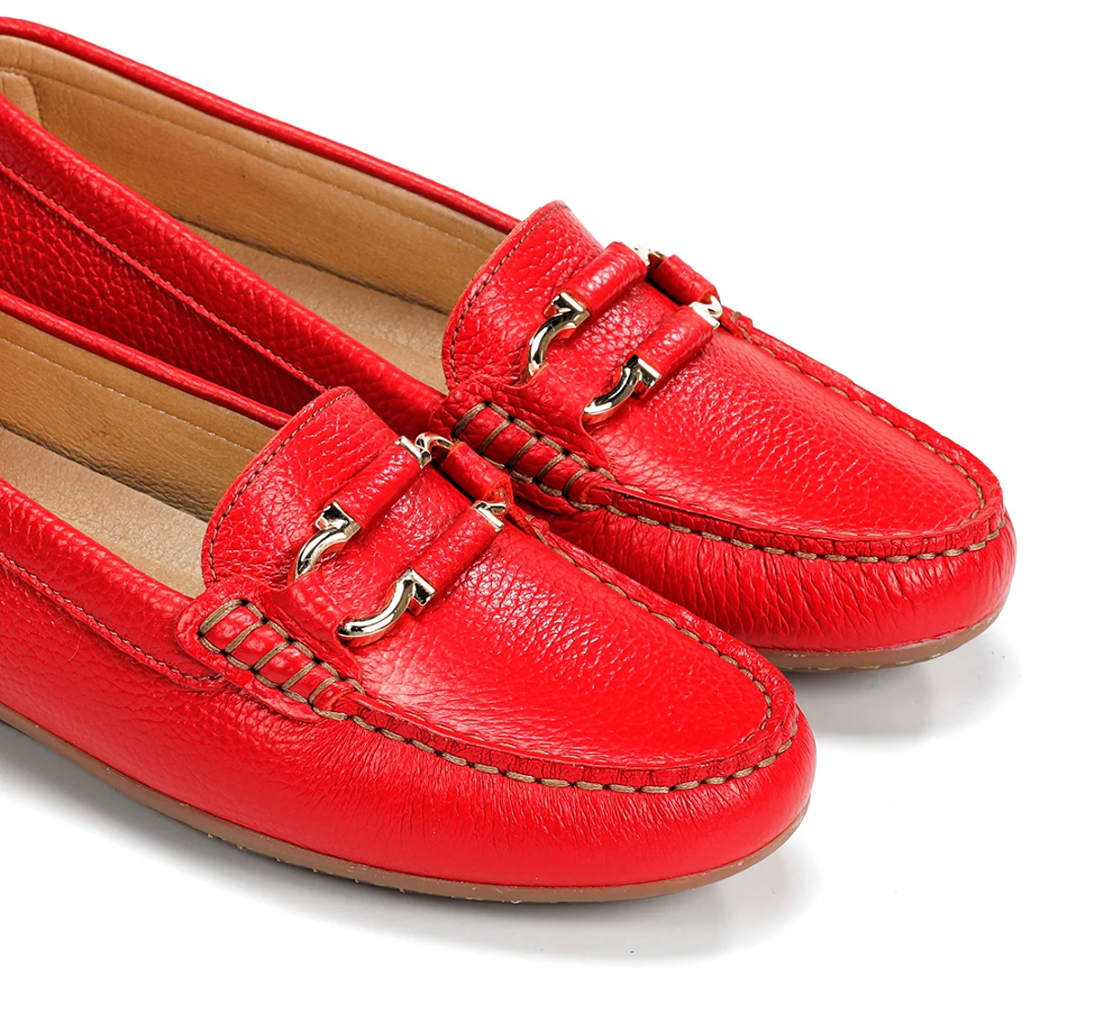 MOCASSIN FLUCHOS FEMME STELLA ROJO