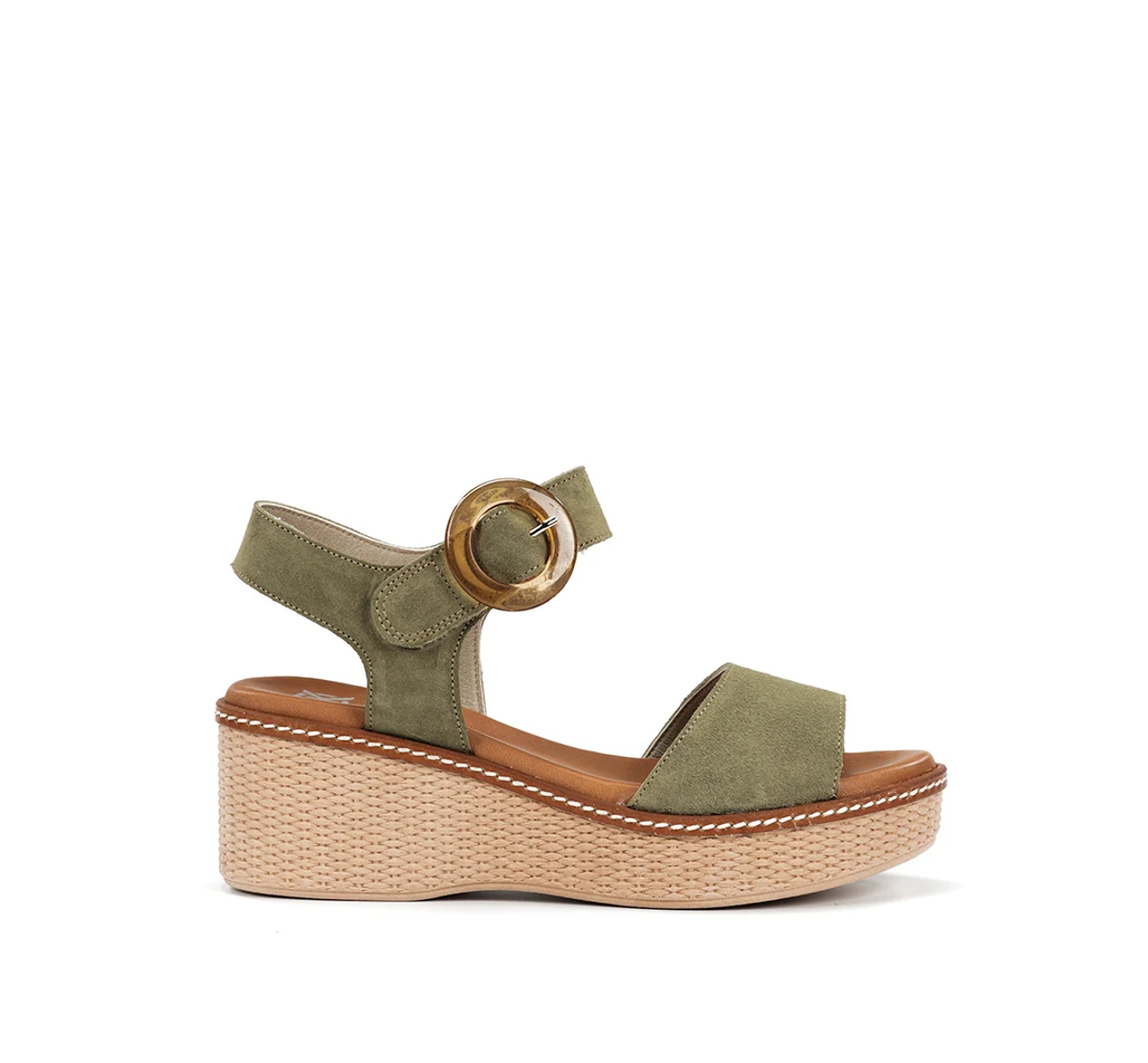 SANDALE TALON COMPENSE  DORKING CALF BOSCO