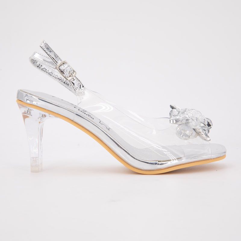 SANDALE A TALON LAURA VITA BLANCHE