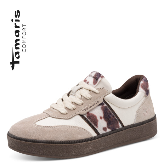 TENNIS CUIR MOTIF VACHE TAMARIS