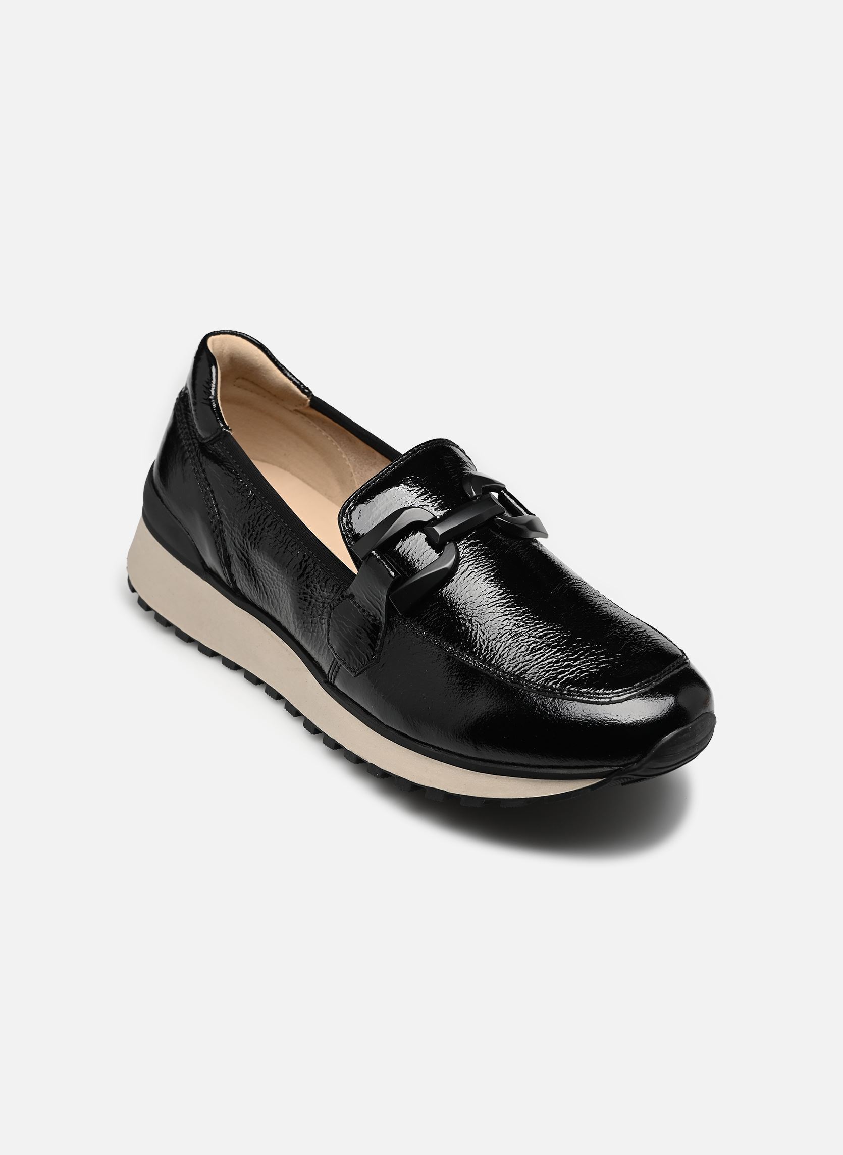 MOCASSIN CUIR VERNIS NOIR CAPRICE