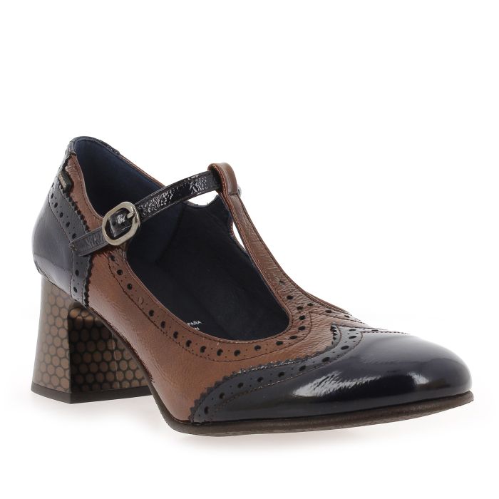 ESCARPIN DACY COGNAC MARINE DORKING